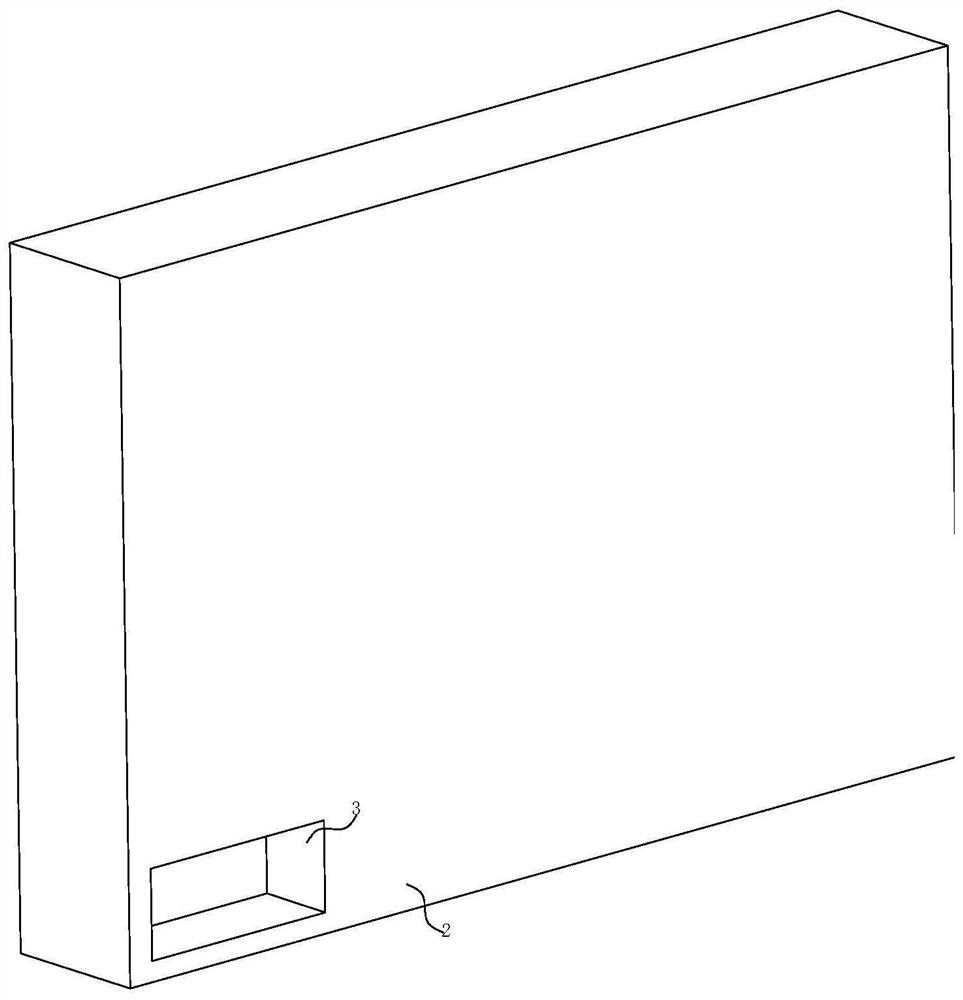 LED display module and LED display device with interface protection structure