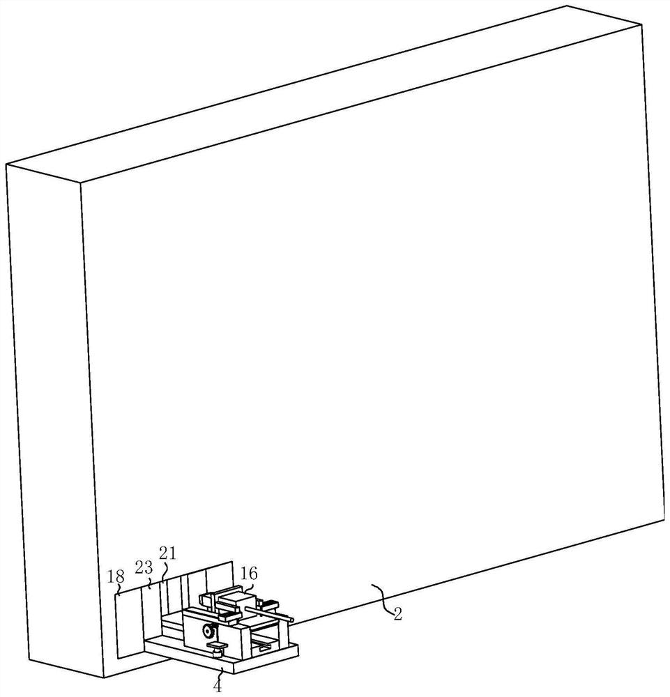 LED display module and LED display device with interface protection structure