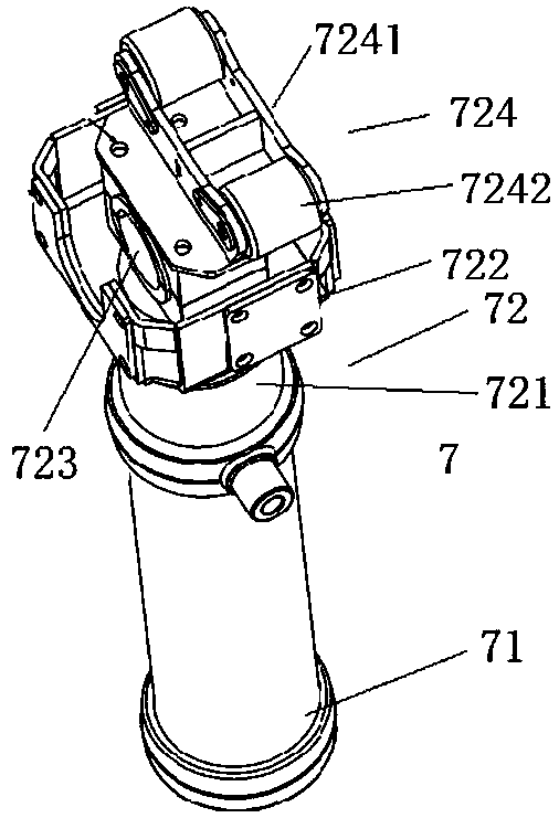 Blade turnover transport cart