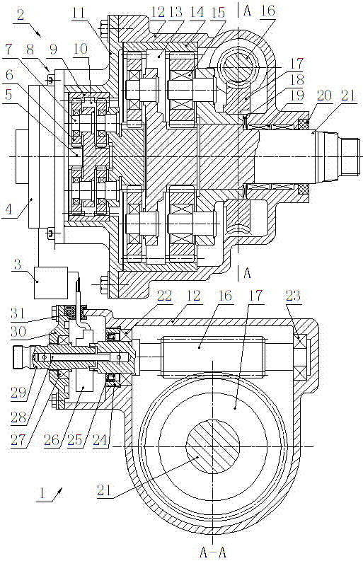 Pure-electric-power-assisted steering gear