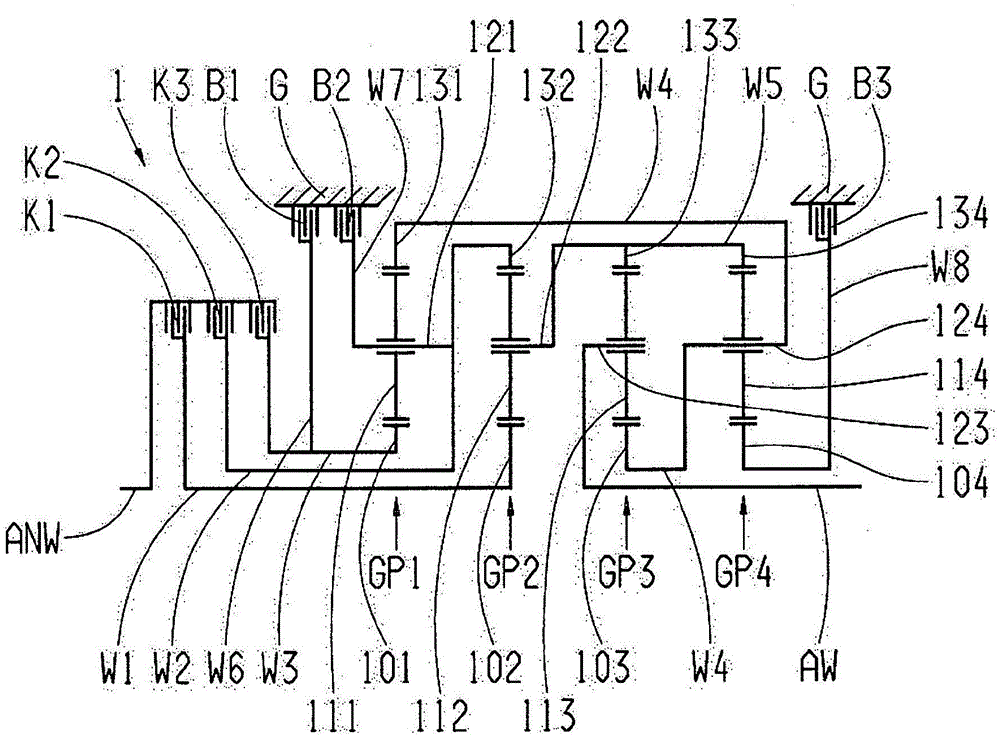 Transmission for a motor vehicle