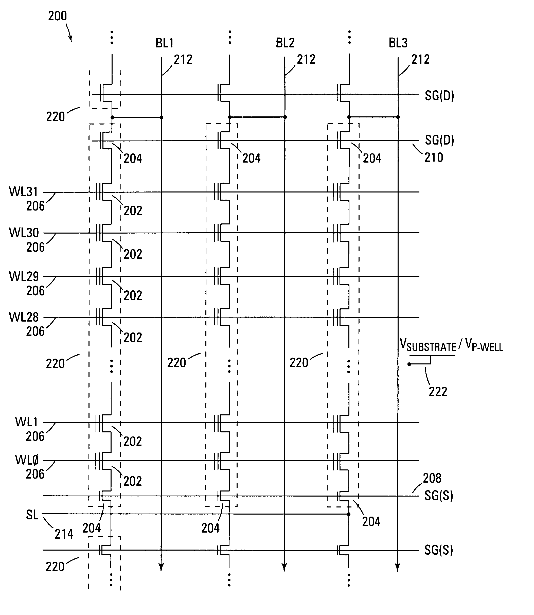 Local self-boost inhibit scheme with shielded word line