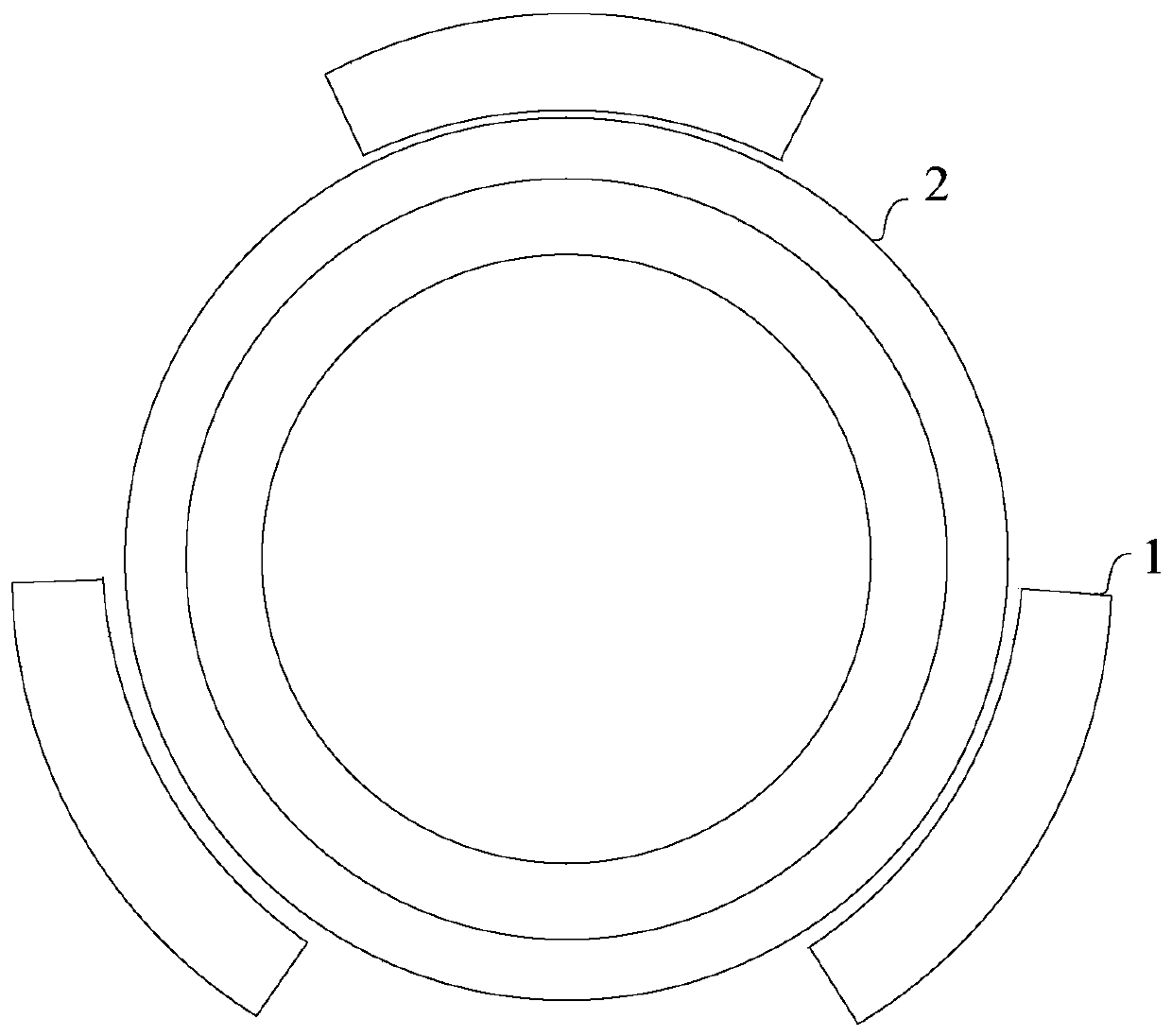 Arc-shaped linear motor