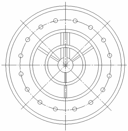 Central diffusion type tiny-oil ignition combustor