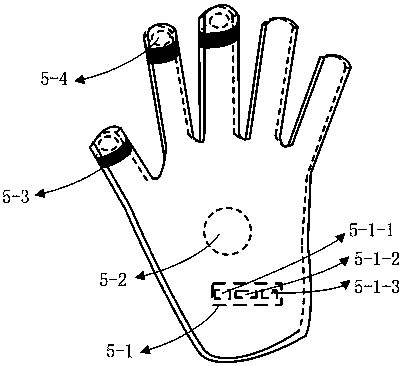 Pressure sensing data glove and its grasping process judgment method based on machine vision