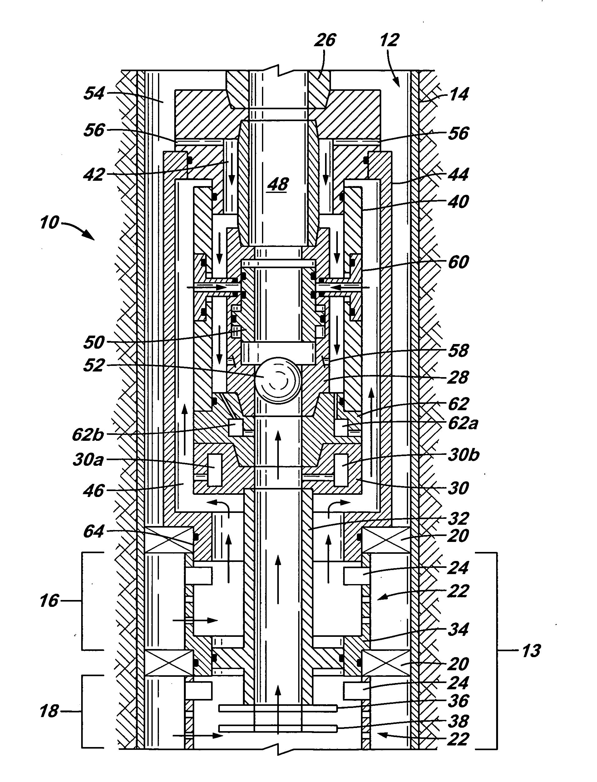 Multiple zone testing system