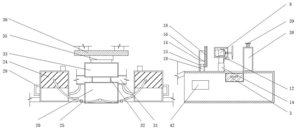 A three-way elbow forming and processing integrated equipment