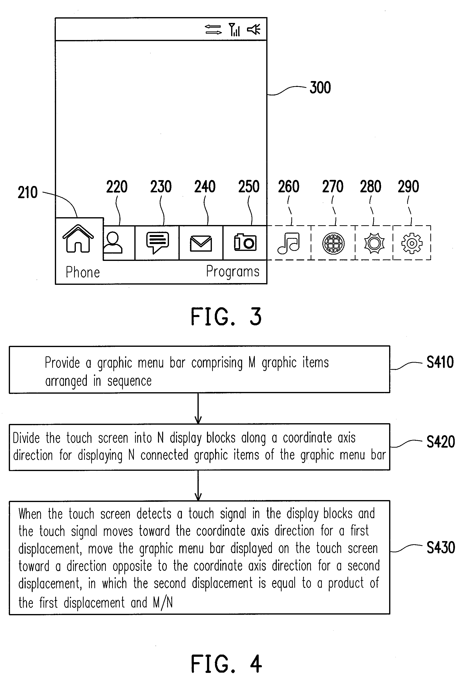 Method and apparatus for operating graphic menu bar and recording medium using the same