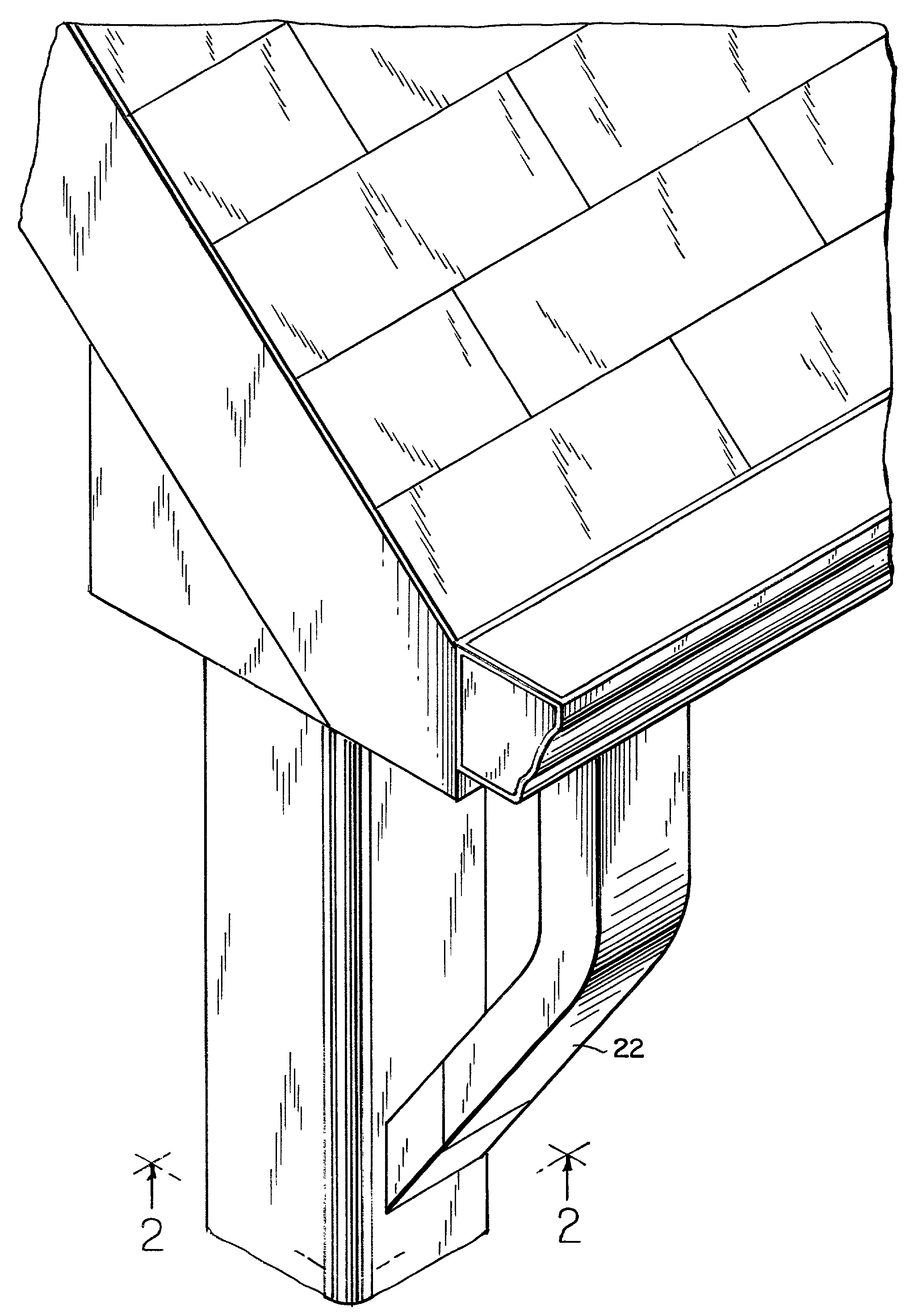 Vertical downspouts for gutter system