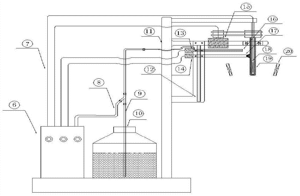 A continuous and rapid preparation device for semi-solid slurry of automobile aluminum alloy wheels