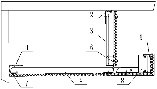 Assembled lightgage steel joist gypsum paper panel ceiling system and construction method thereof