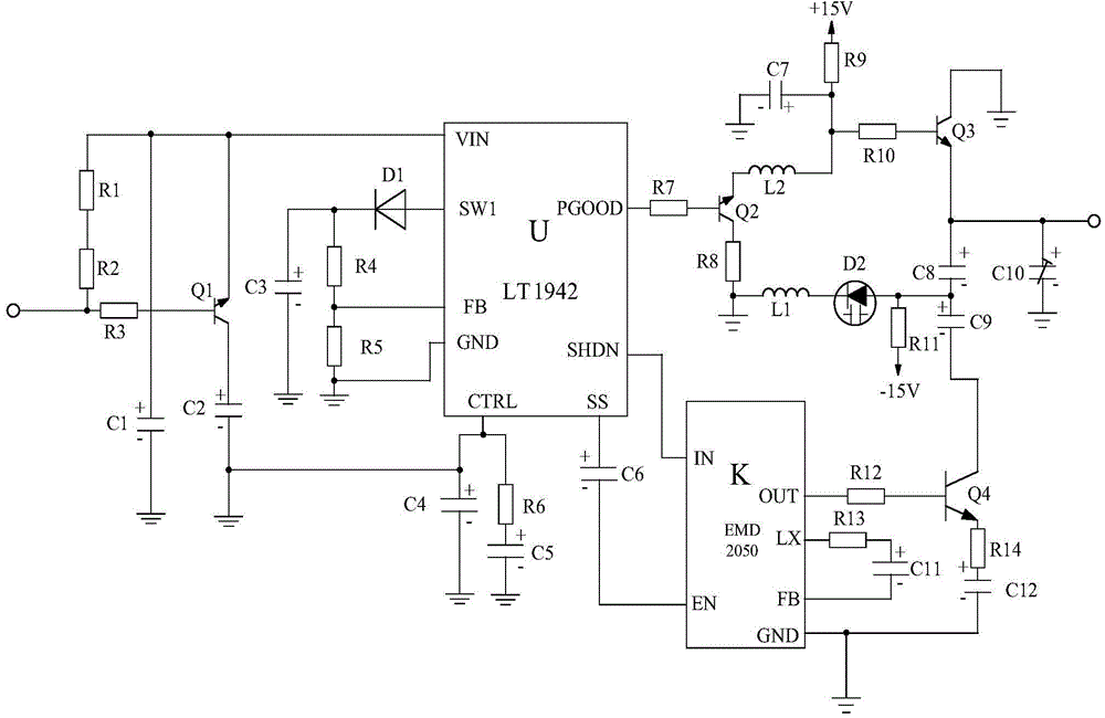 Front amplification type infrared imaging image identification system based on linear driving