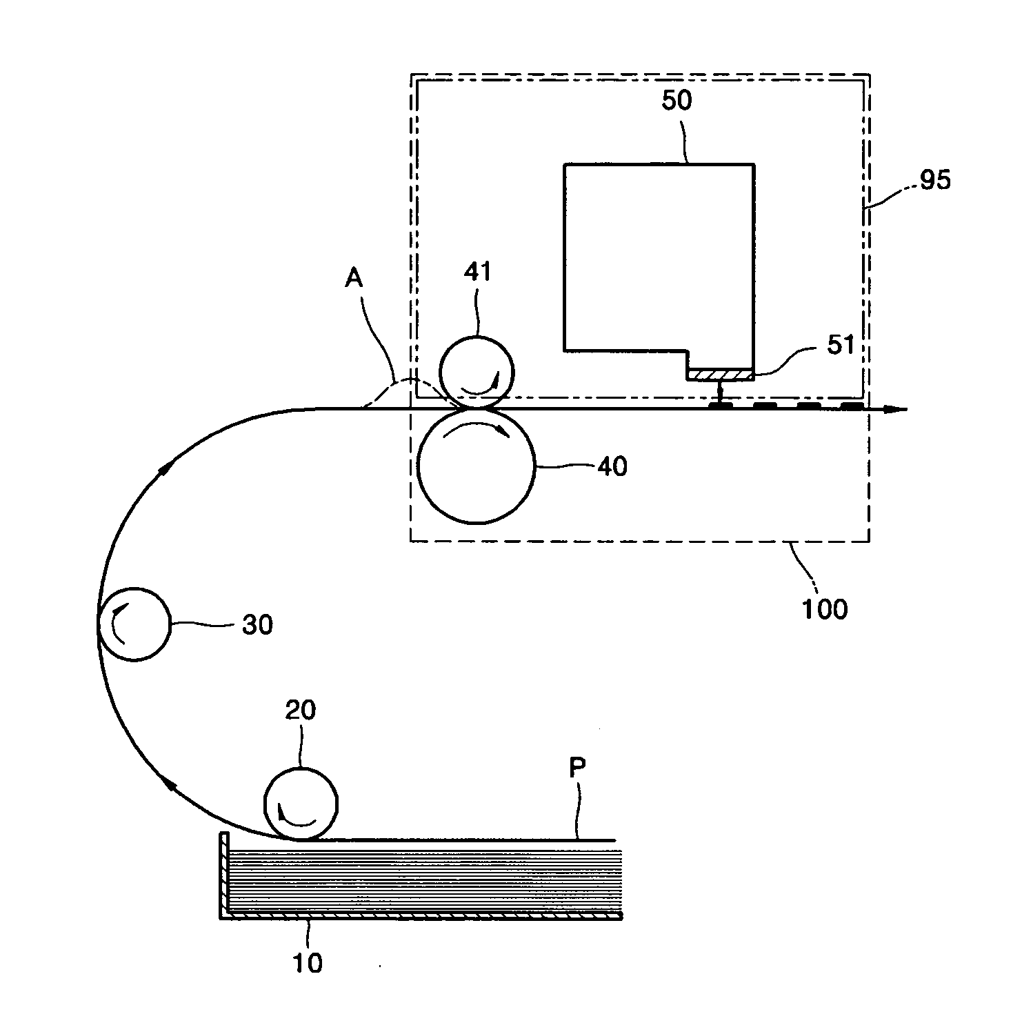 Registration device and image forming apparatus with the same