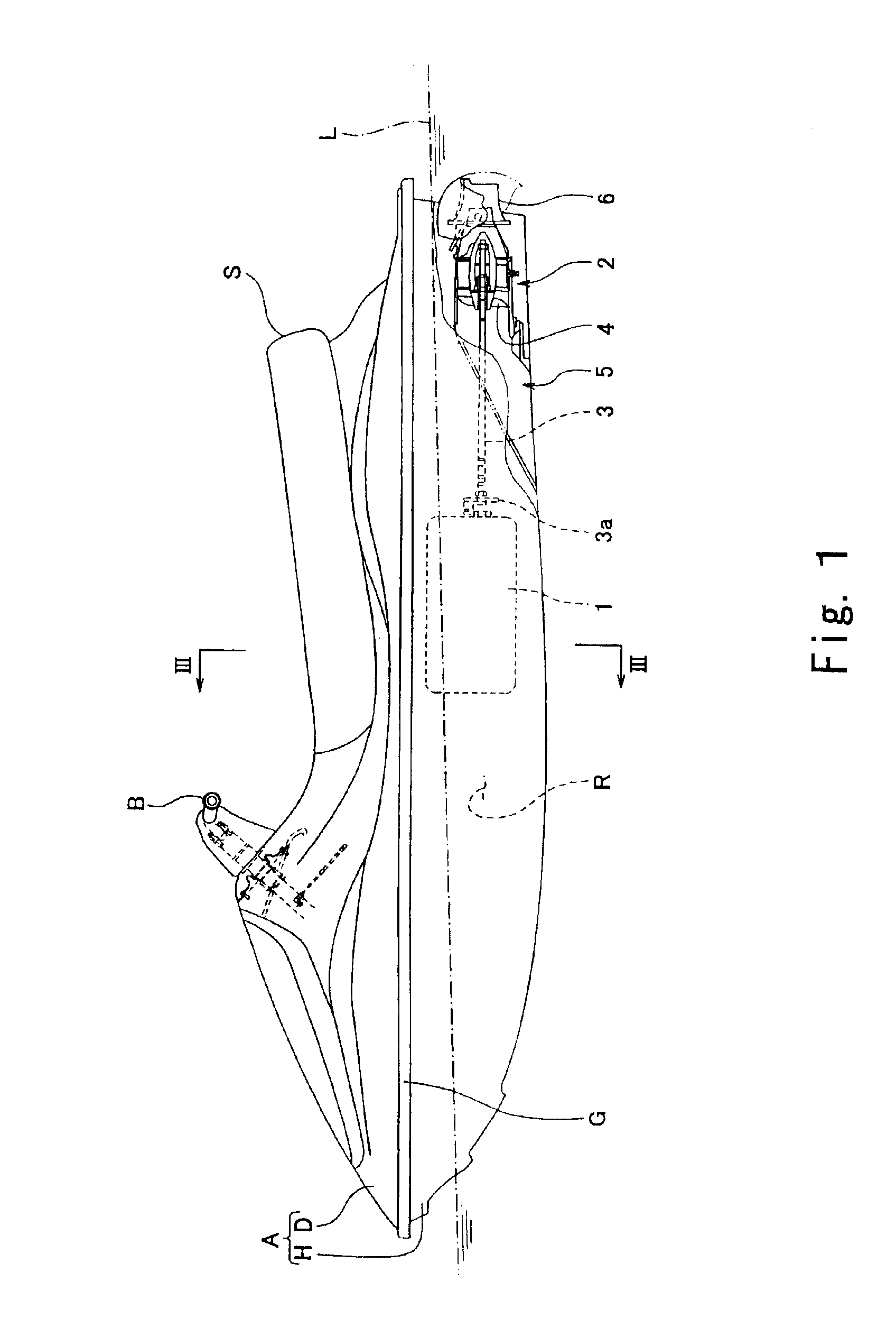 Engine and personal watercraft equipped with engine