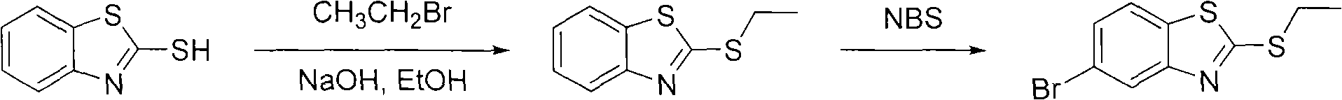 Preparation method of 2-methylthio-5-benzothiazole