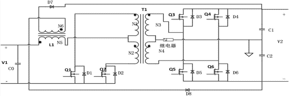 Bi-directional DCDC converter