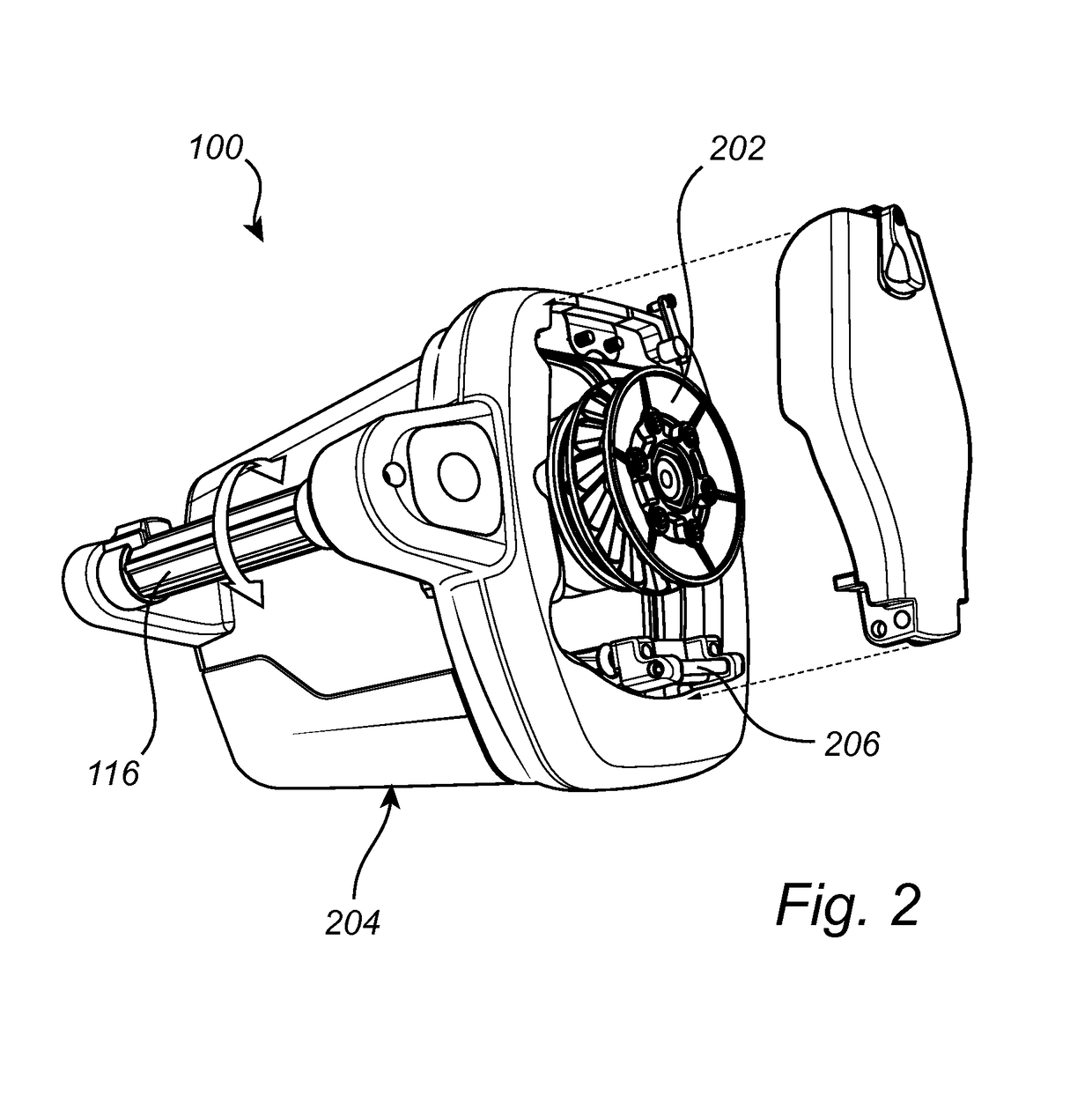 User interface for a portable power driven system