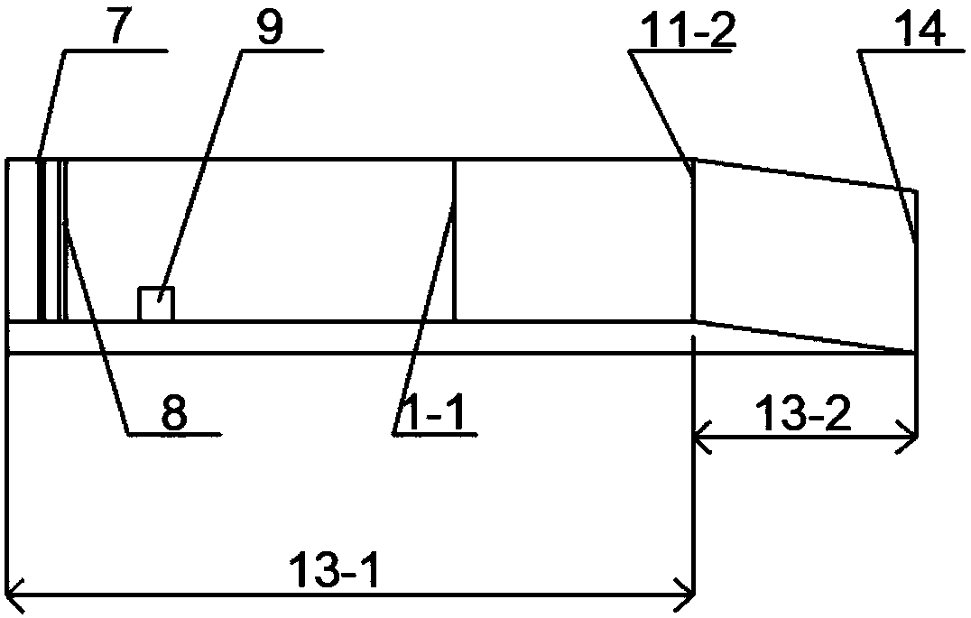 Trench type fish collection front room suitable for different water depth variation amplitudes of high-head dam