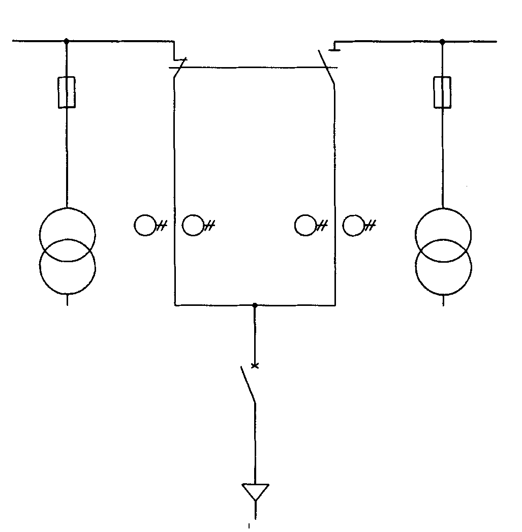 Outdoor high voltage double power source vacuum breaker