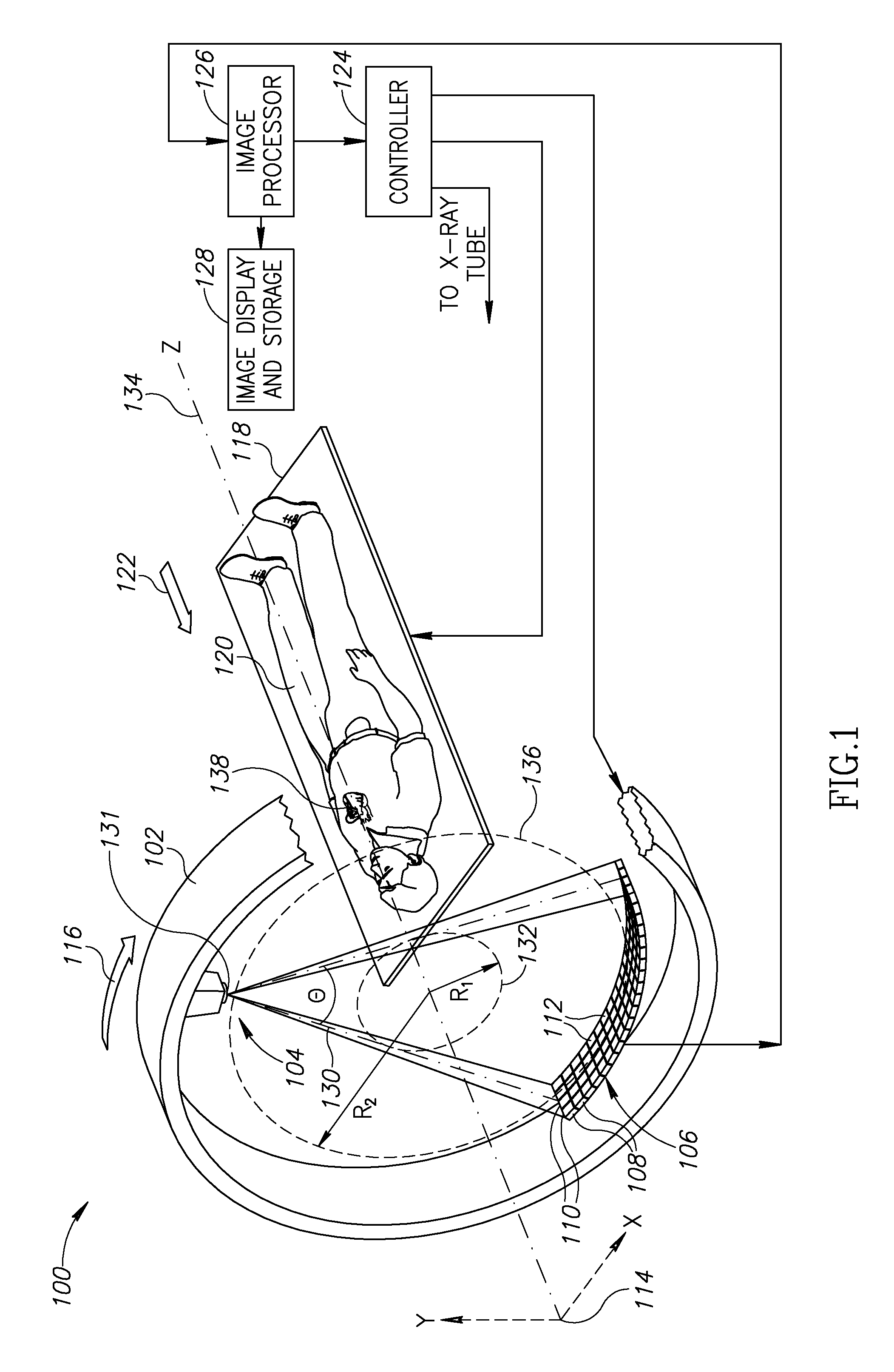 Method and apparatus for positioning a subject in a ct scanner