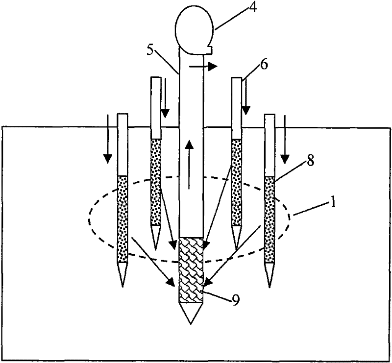 Local circulating fumigation device and method thereof applied to local circulating fumigation