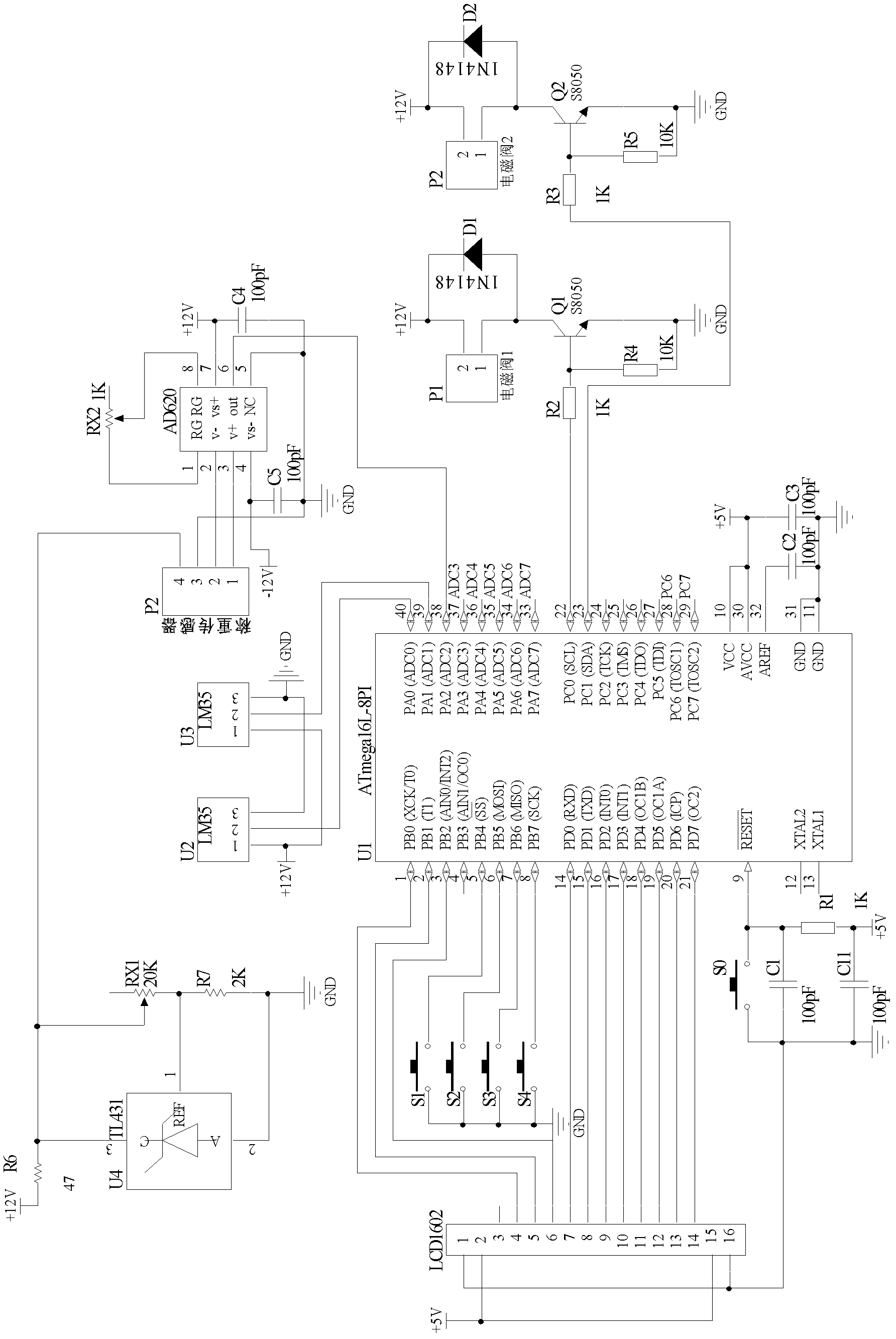 Self-weighting constant-temperature water distribution method and device