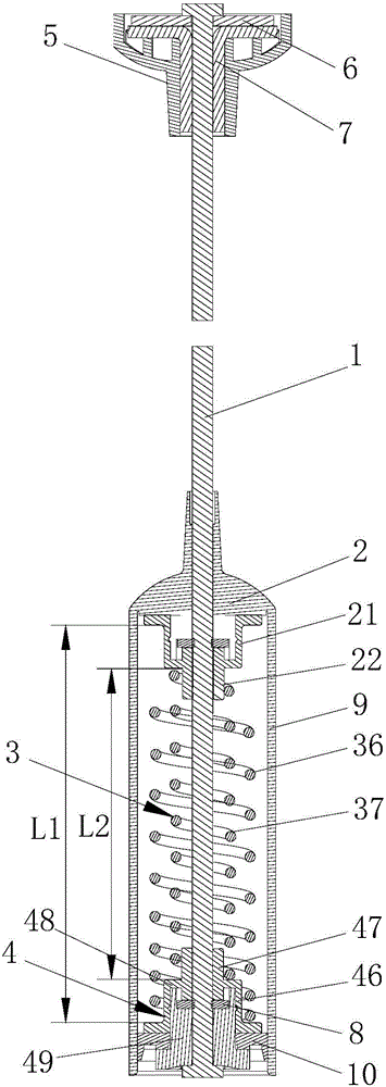 Washing machine damping device