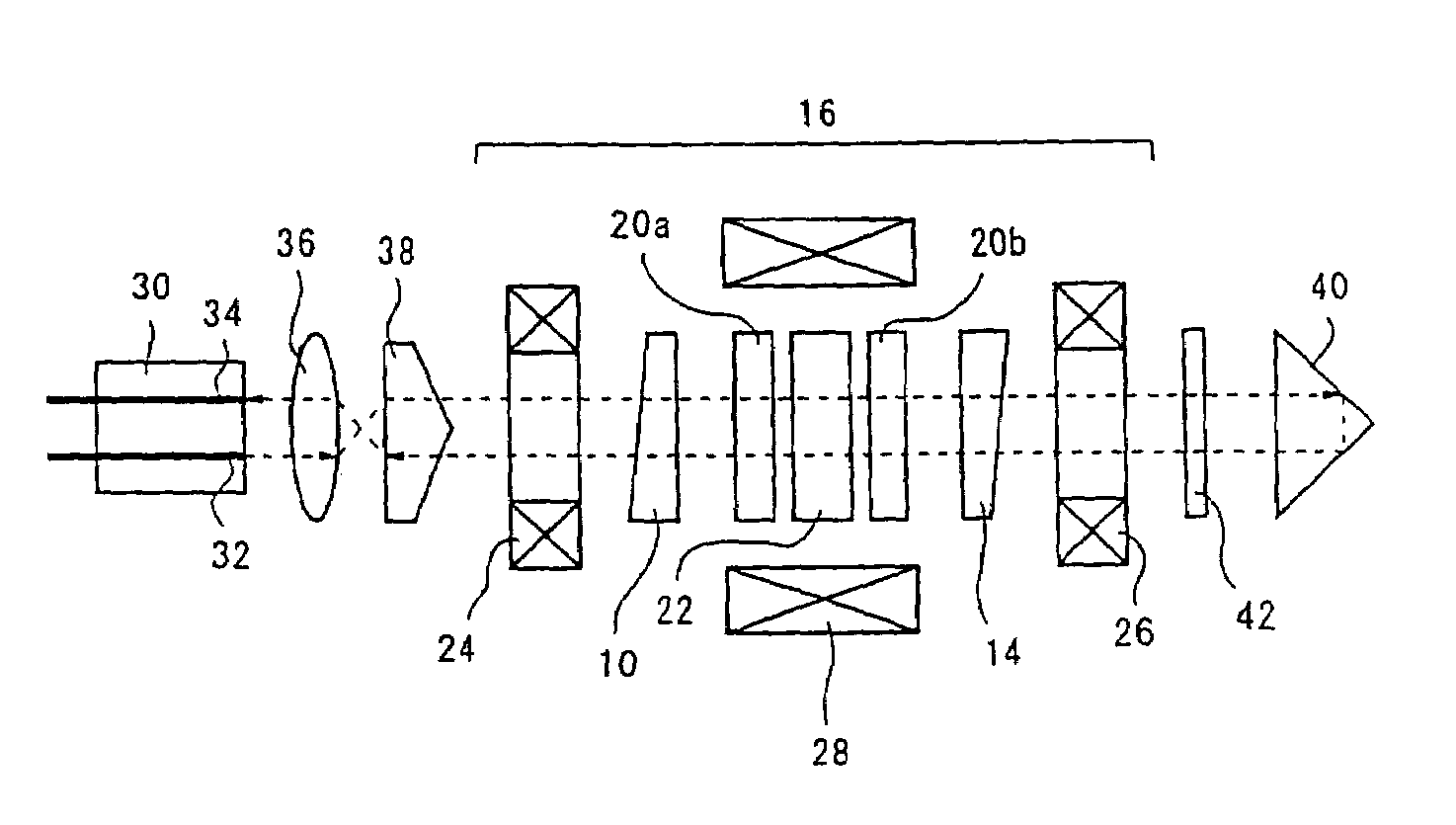 Reflective variable light attenuator