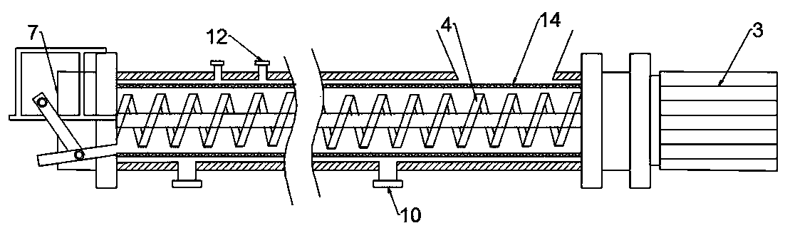 Spiral extrusion type solid-liquid separator