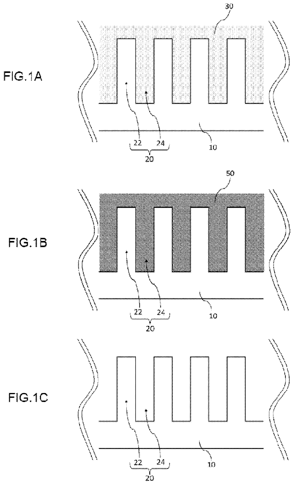 Composition for drying uneven pattern and method for manufacturing substrate having uneven pattern on surface