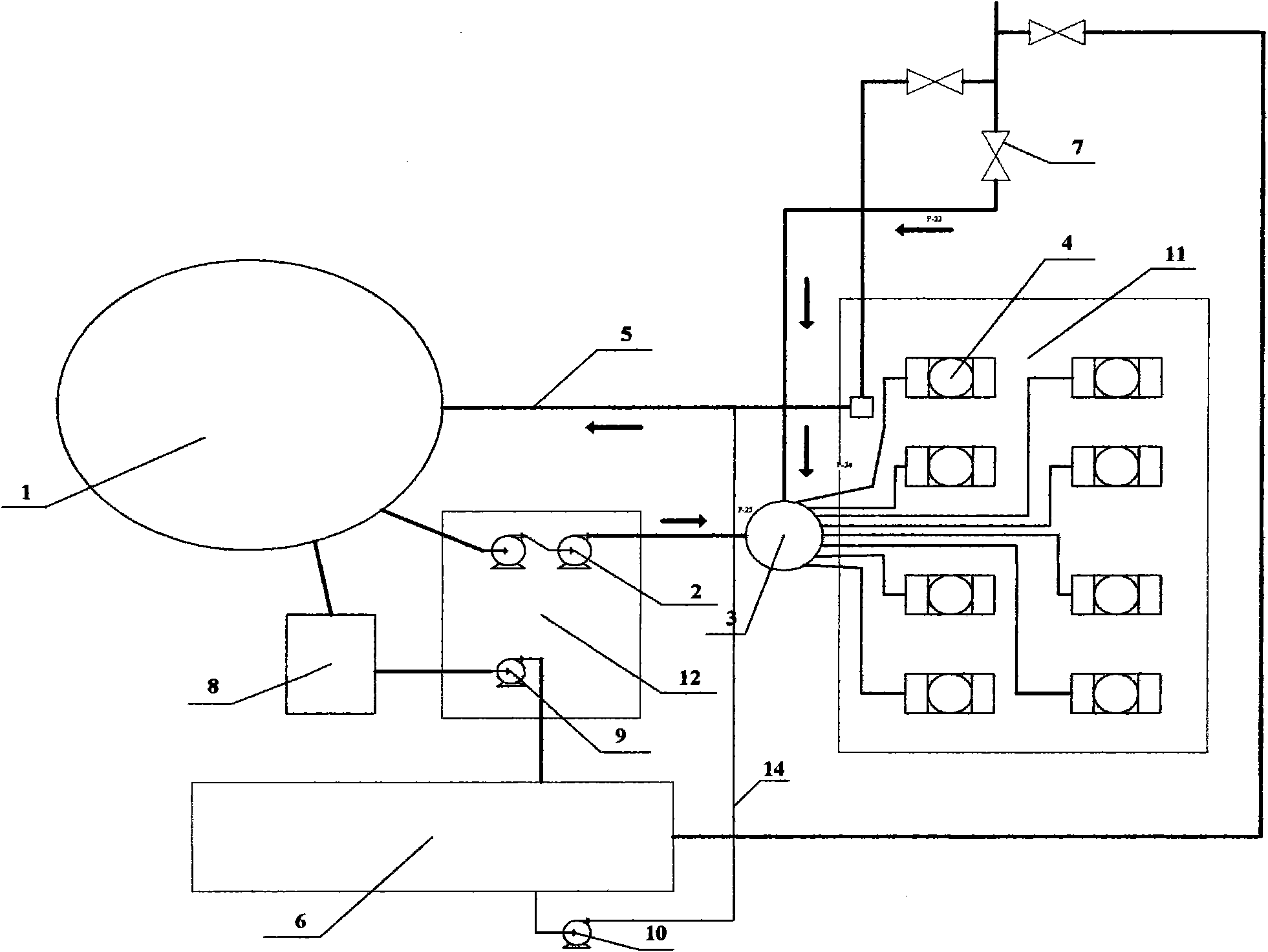 Ceramic filtering machine dehydrating system and dehydration technique thereof