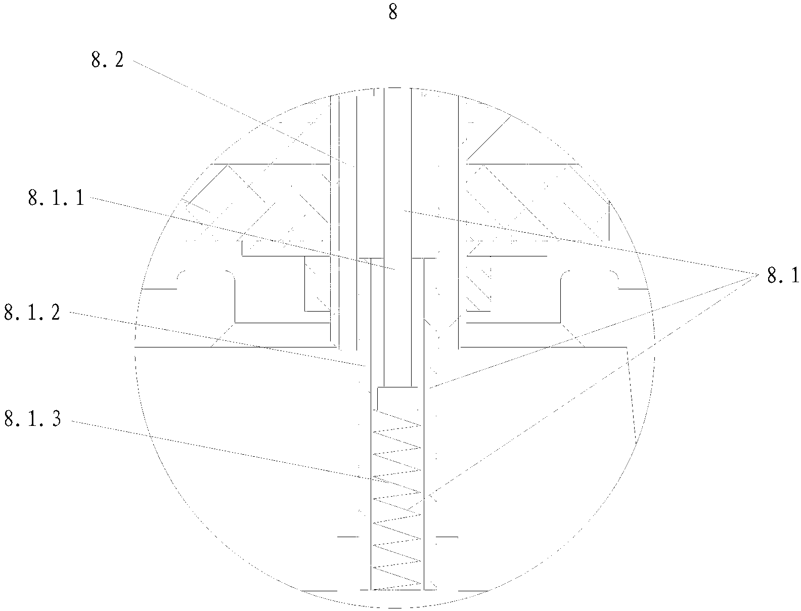 Anti-siphon backflow guide-type electromagnetic valve