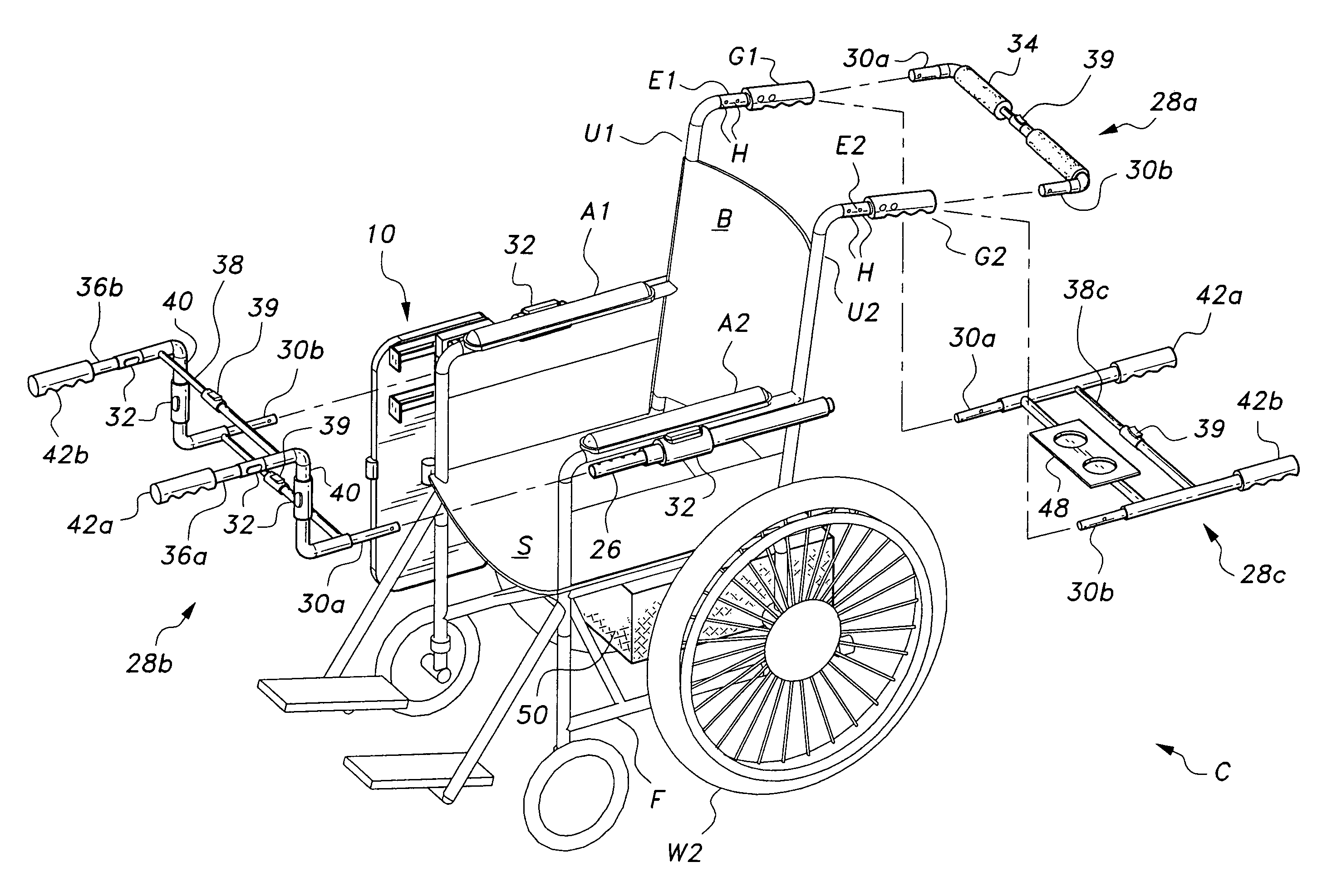 Wheelchair attachments