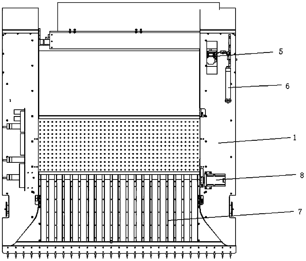 Livestock robot overall mechanism