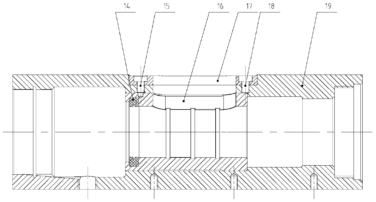 High-precision conveying device suitable for ultrahigh-pressure double-degree-of-freedom series cooperation