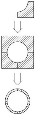 A kind of bamboo and wood straw and its manufacturing method