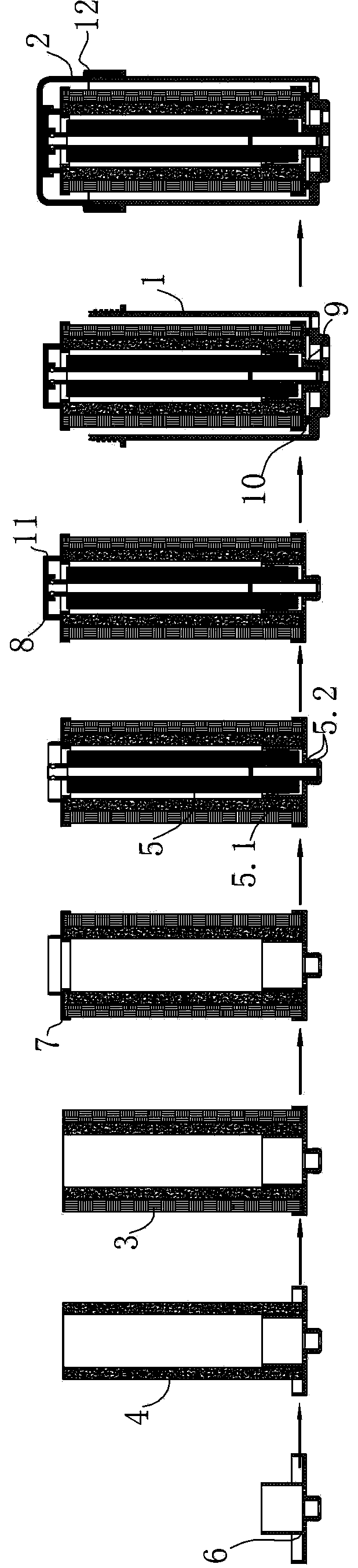 Composite filter core of water purifier