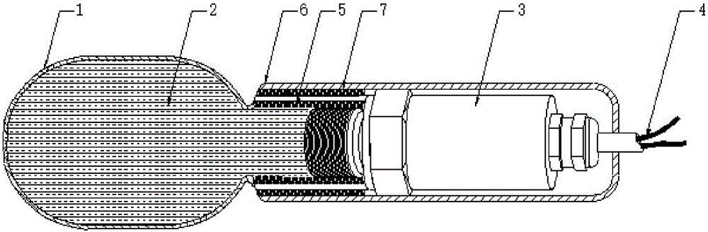 Liquid-filled soil stress test device and test method