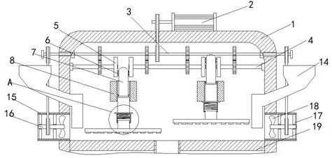 Injection molding pre-machining device for preparing HAC-ECM porous orientation support