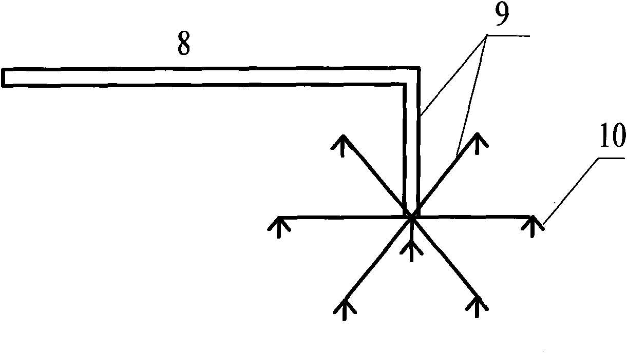 Crude oil distilling method and device for pressure type feeding