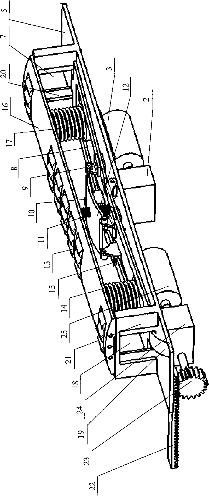 Waist support device of electric driver seat