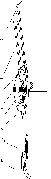 Waist support device of electric driver seat