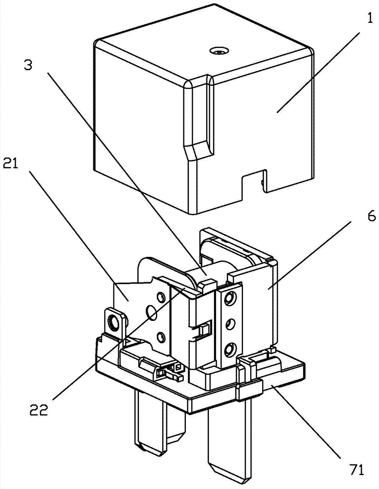 A single-coil magnetic latching relay