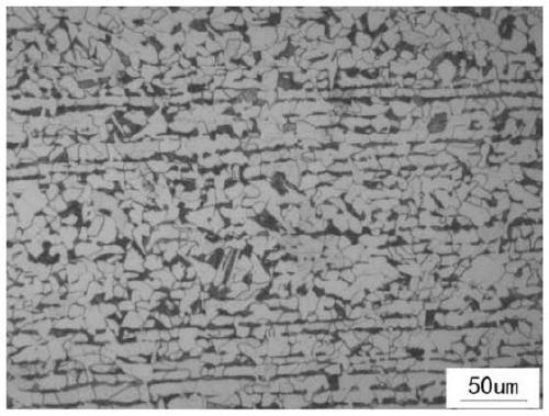 A production method for reducing dendrite segregation of hot-rolled coil q345b