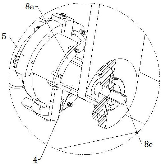 Multi-angle grinding device for metal keyboard shell of computer keyboard