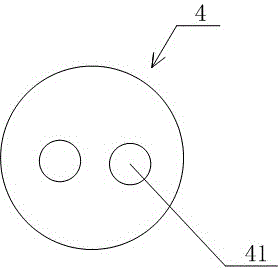 Artificial whole hip joint prosthesis having axial limiting and anti-dislocation structure