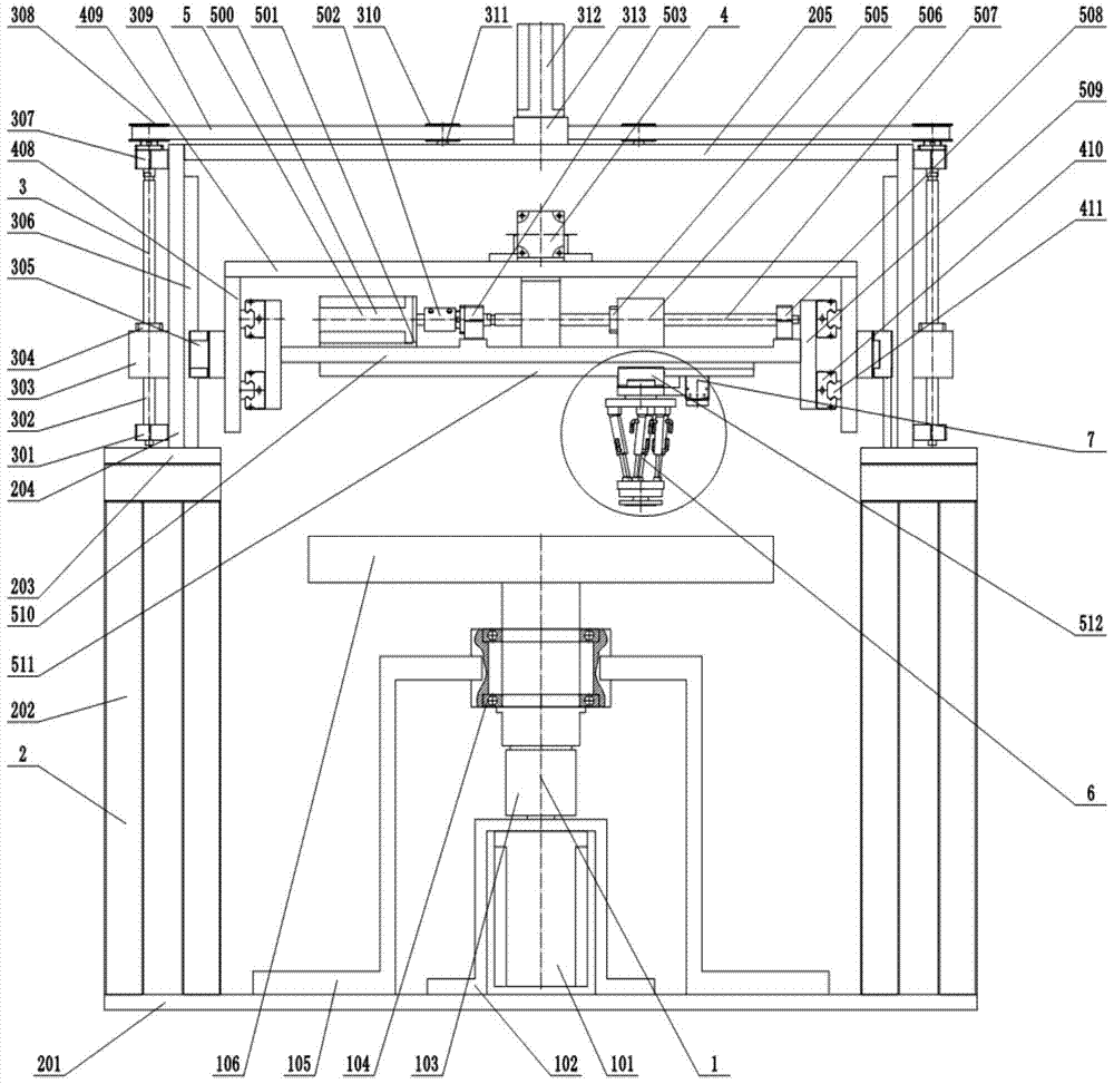 Adaptive adjustment method based on multi-degree-of-freedom adjustment mechanism for grinding and polishing workpieces