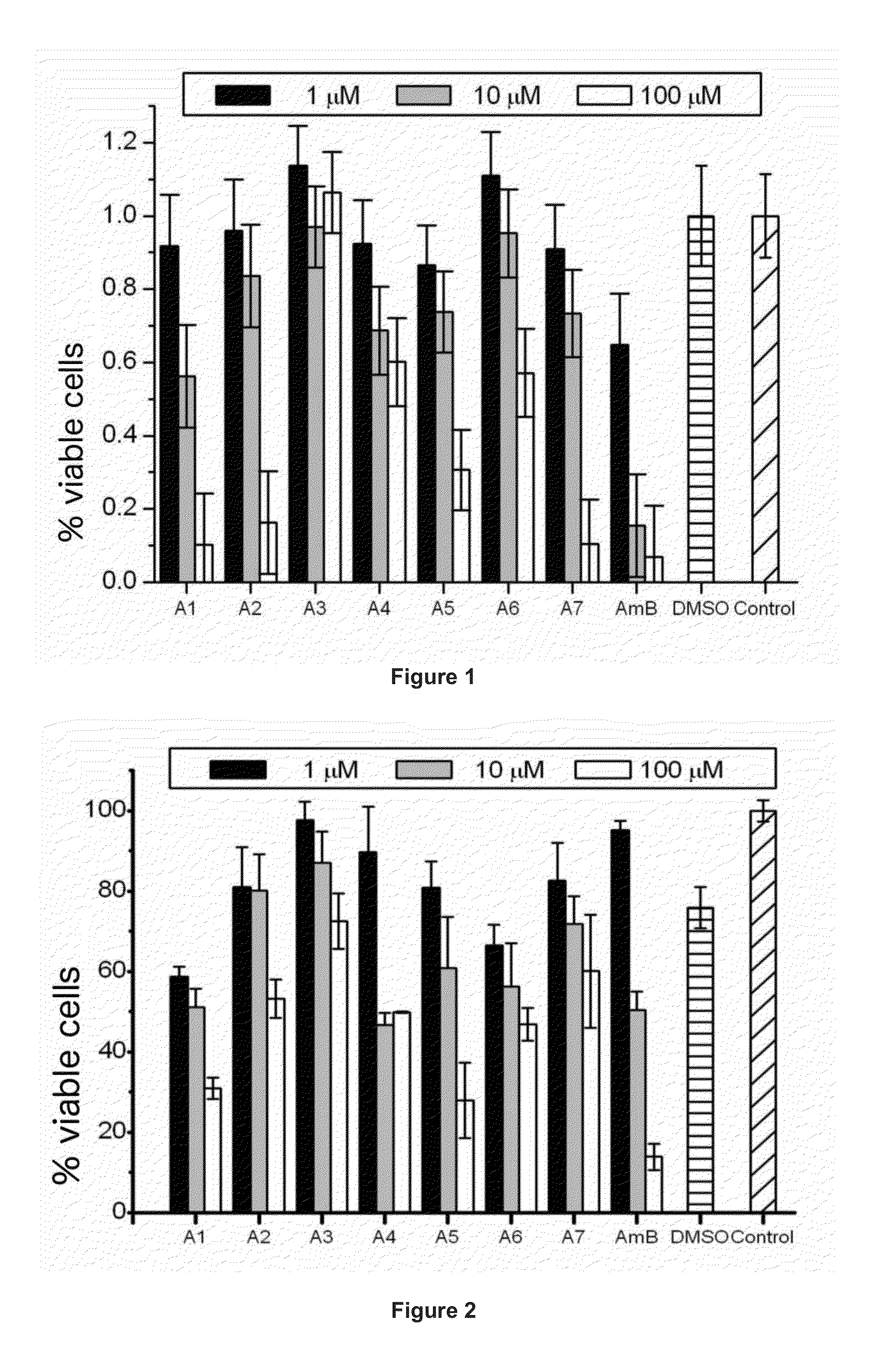 Amphotericin Analogous Compounds and Pharmaceutical Compositions Containing Them