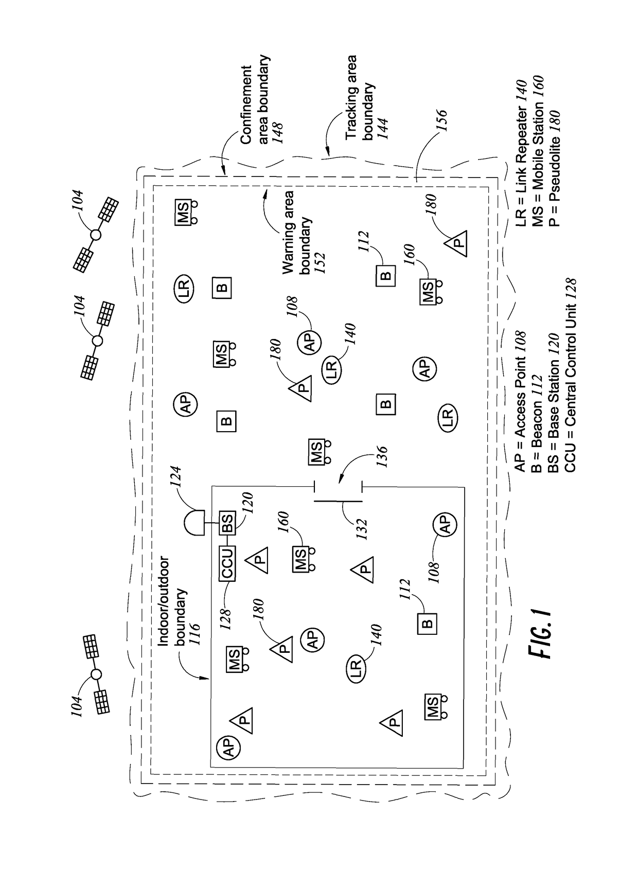 Low-energy consumption location of movable objects