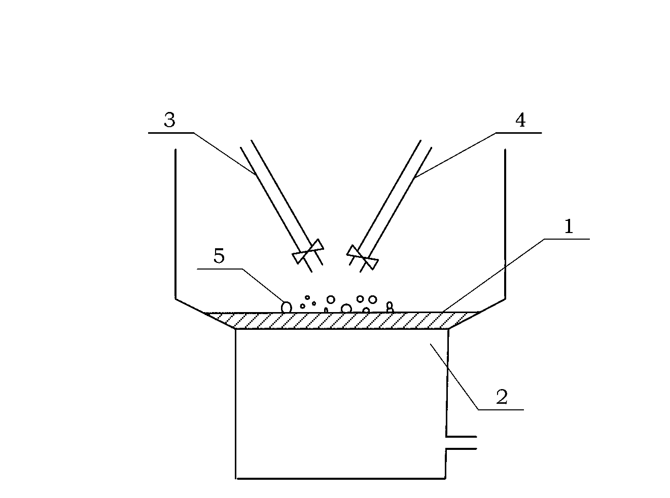 Propargyl ether resin with main chain containing pyridine ring aromatic bisphenol-type terminal and preparation method thereof